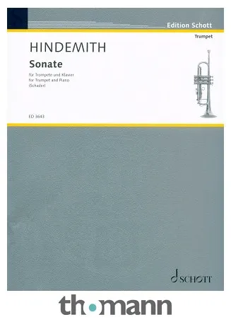 Schott Hindemith Sonate Trompete