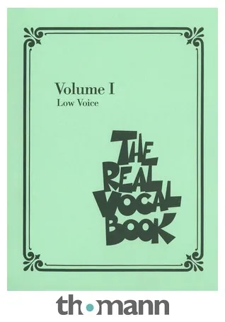 Hal Leonard Real Vocal Book 1 Low Voice