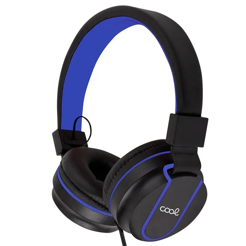 Cool Toronto Auscultadores com Microfone Jack 3.5mm Pretos/Azuis