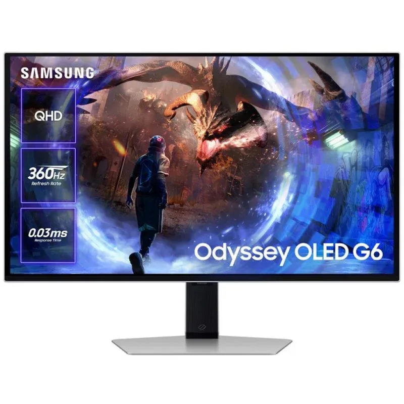 Monitor Samsung Odyssey OLED G6 LS27DG602SUXEN 27" OLED QHD 360Hz FreeSync Premium Pro