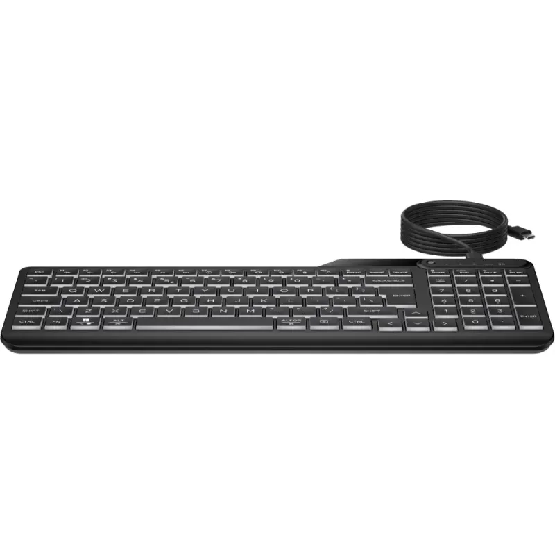 Teclado HP 400 USB Retroiluminado PT Preto