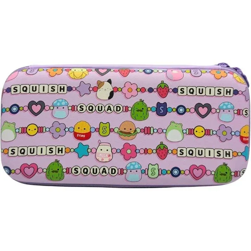 Capa rígida Lazerbuilt Switch 2 Squishmallows compartimento jogos rosa