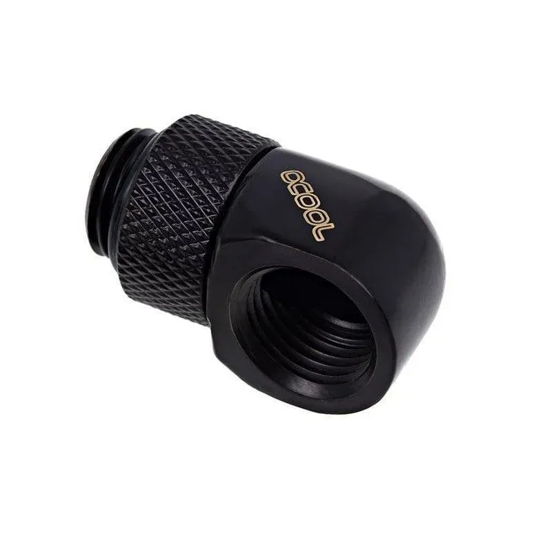 Adaptador de Montagem Alphacool A0020819 90 Graus G1/4 Preto Mate