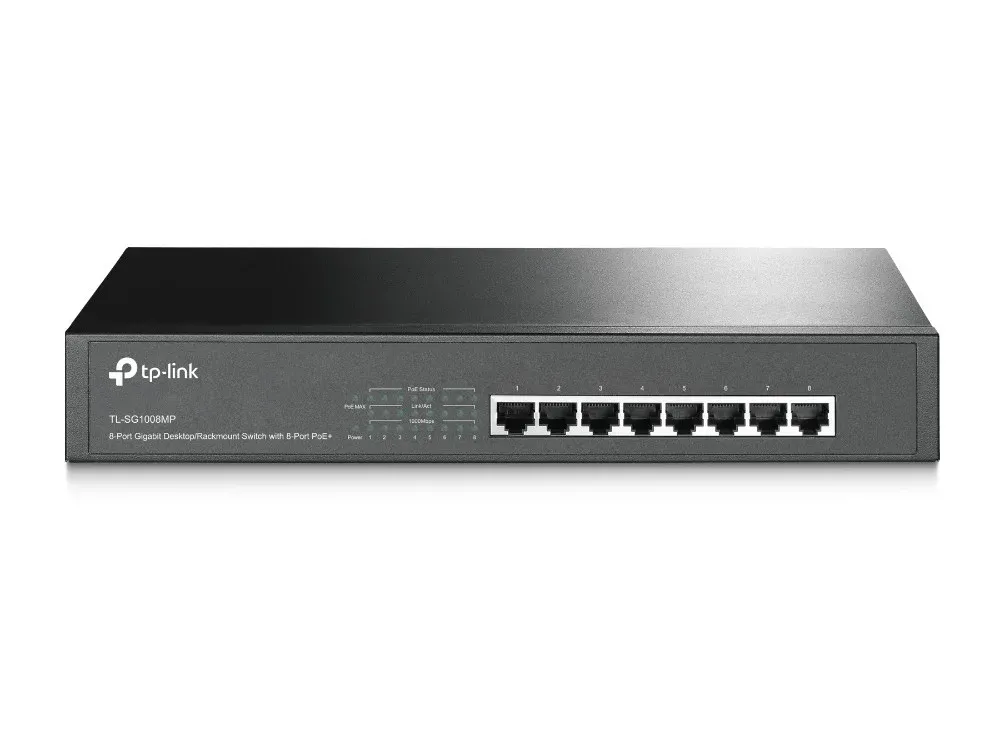 TP-Link TL-SG1008MP switch de rede Não-gerido Gigabit TL-SG1008MP