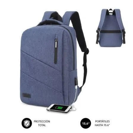 Mochila City 15,6 Subblim Azul