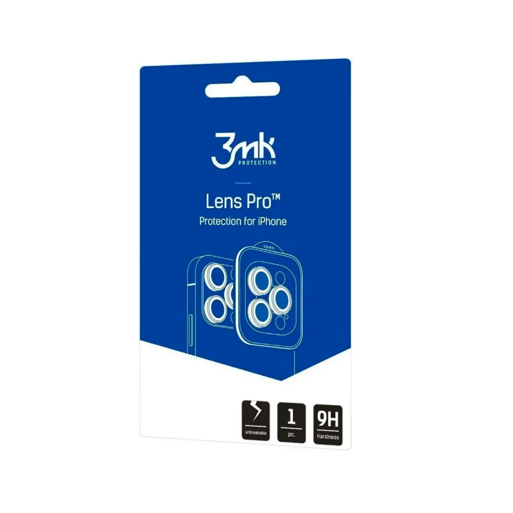 Película 3MK Lens Protection iPhone 15/15 Plus Preto