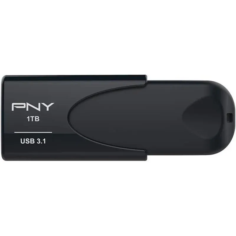 PNY Attaché 4 Memória USB tipo A 3.2 Gen 1 (3.1 Gen 1) 1TB Preta