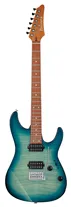 Ibanez AZ24S1F-TXB Transparent Turquoise Burst