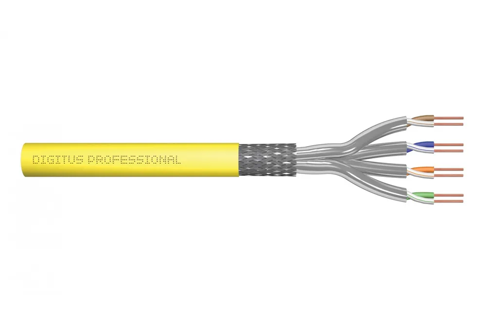 Digitus DK-1743-A-VH-5 cabo de rede Amarelo 500 m Cat7a DK-1743-A-VH-5