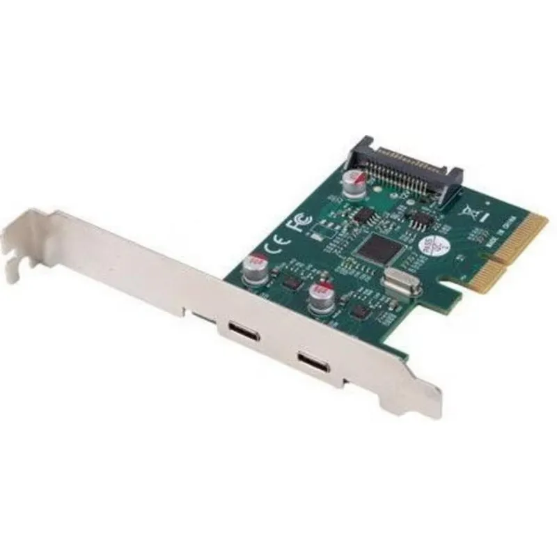 Placa Controladora Lanberg PCE-UC3-002 PCI Express x1 USB-C Low Profile