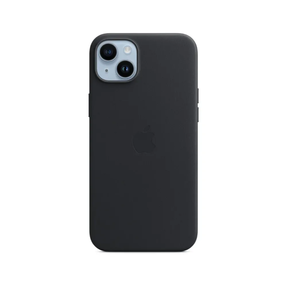 Capa de Pele MagSafe Original iPhone 14 Plus Preta (MPP93ZM/A)