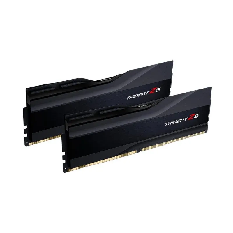 Memória RAM G.Skill Trident Z F5-7600J3646G16GX2-TZ5K 32GB 2x16GB DDR5 7600MHz CL36 Intel XMP Preto Kit Dual-Channel