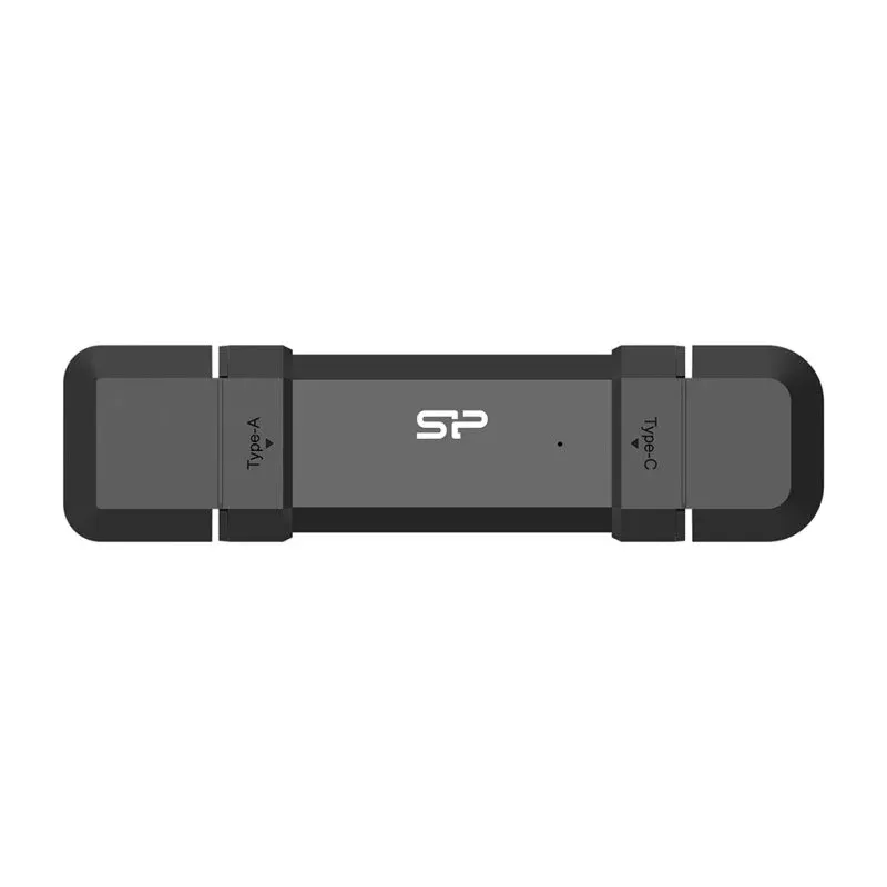 Pen Drive SSD externo Silicon Power DS72 250 GB USB 3.2 Gen2 1050 MB/s Alumínio Preto