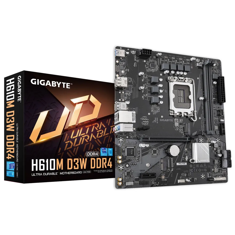 Motherboard MATX Gigabyte H610M D3W LGA1700 DDR4