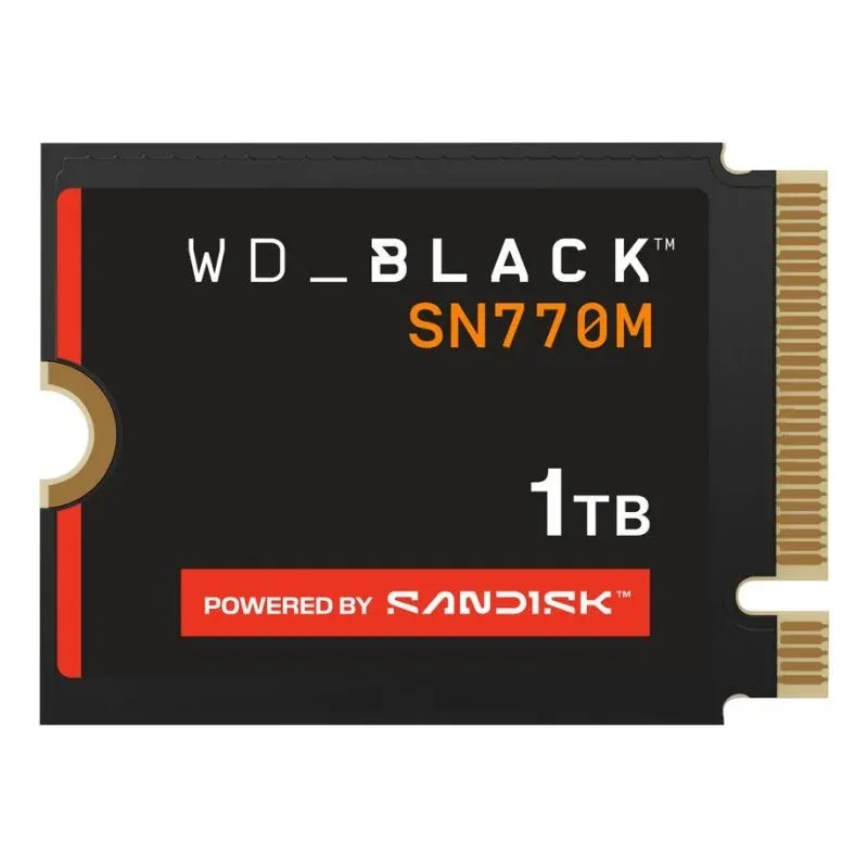 Disco Rígido Disco Duro WD Black SN770M 1TB SSD M.2 NVMe PCIe 4.0 5150MB/s Gaming
