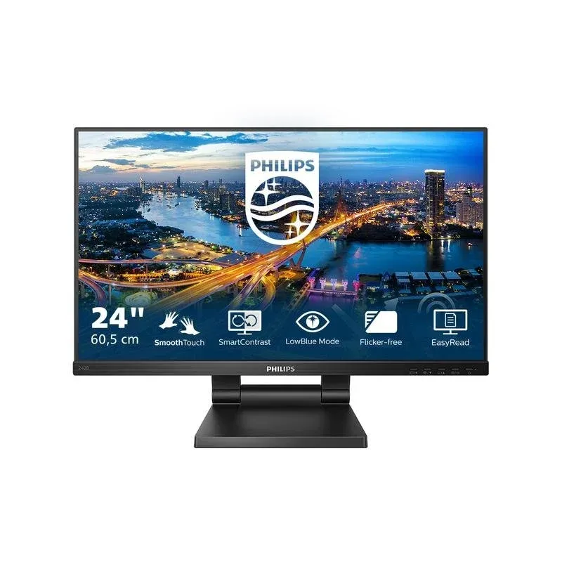 Monitor Philips 242B1TC/00 23,8" FullHD 75Hz IPS Tátil Altifalantes Ajuste altura