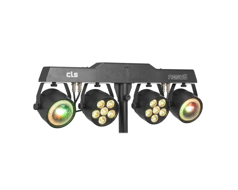 beamZ CLS Party Bar Neso9 with 2x LED Par and 2x Jelly Moon