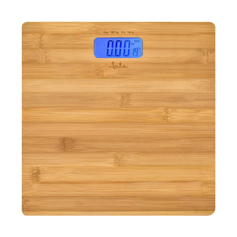 Balança De Bambu Jata Hbas1489, 100 G - 180 Kg
