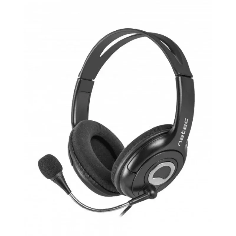 Natec Bear 2 Headset Preto com Microfone