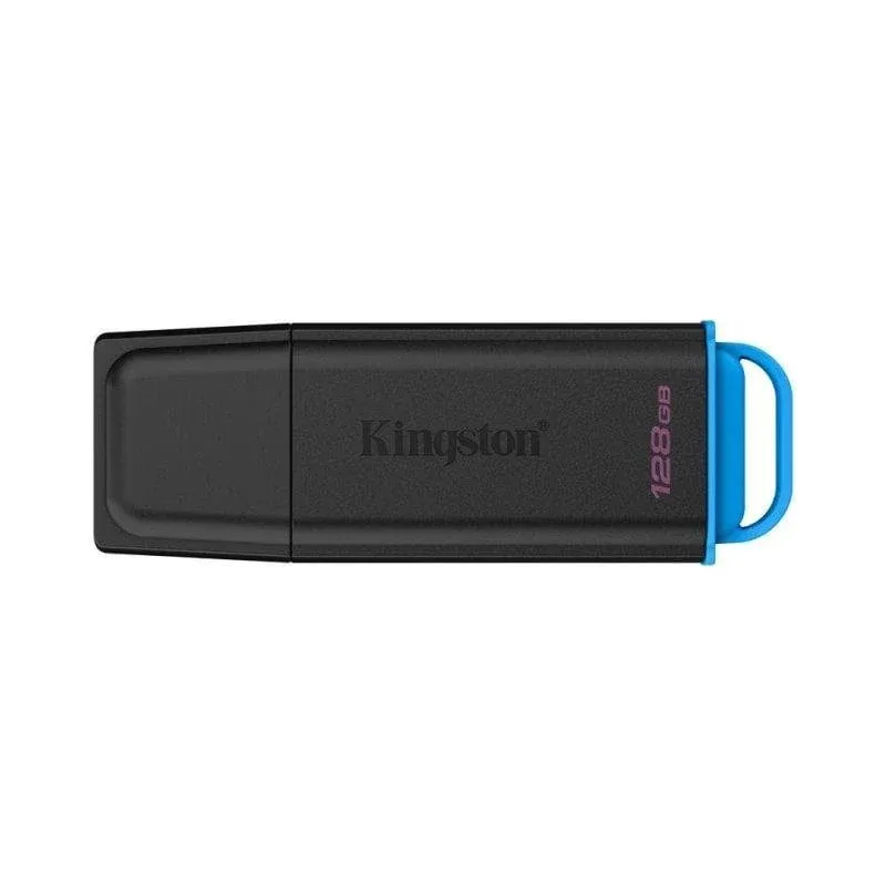 Pen Drive Kingston DataTraveler Exodia 128GB USB 3.2 Gen 1 Type-A Preta/Azul