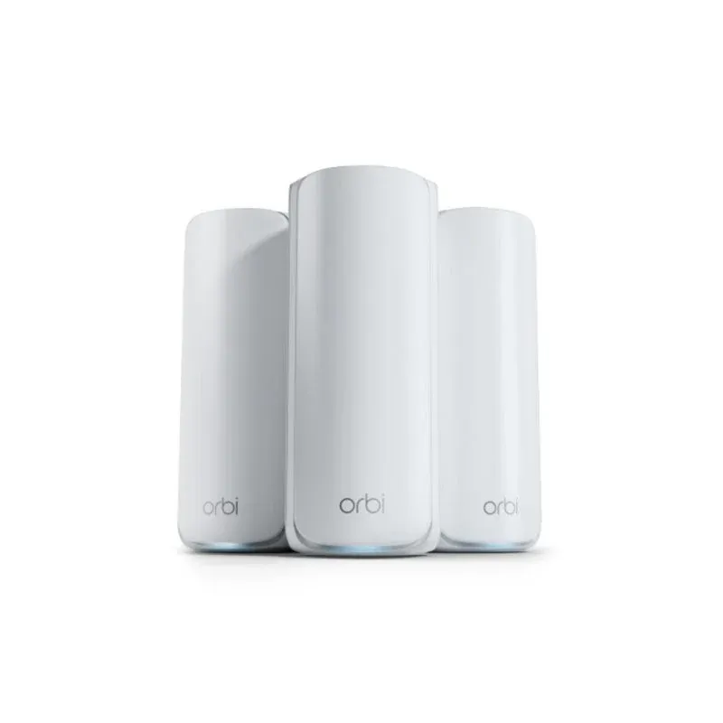 WiFi Mesh Netgear Orbi 3 Nós 11000 Mbps 540 m² com Wi-Fi 7 e WPA3