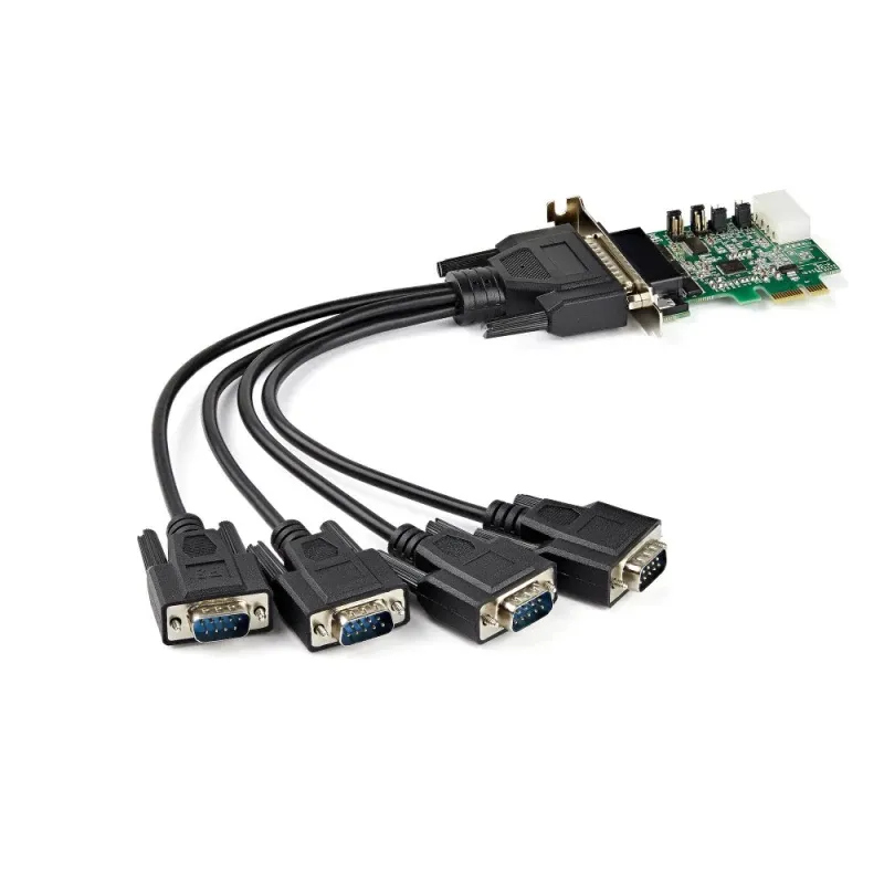 StarTech PEX4S953LP Placa Adaptadora PCIe 4 Portas RS232