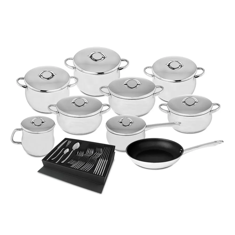 Trem Cozinha 9 Peças Silampos Domus