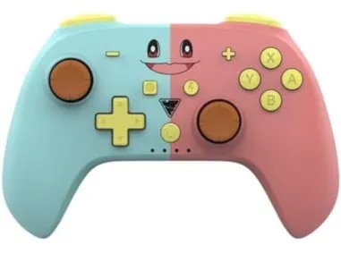 Controle Dragonshock Poptop Compact Switch Preto E Rosa
