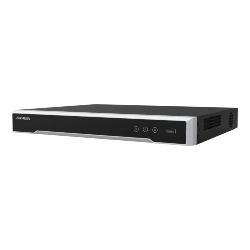 Gravador NVR Hikvision Pro 16 Canais 4K PoE Preto - DS-7616NI-Q2/16P(D)