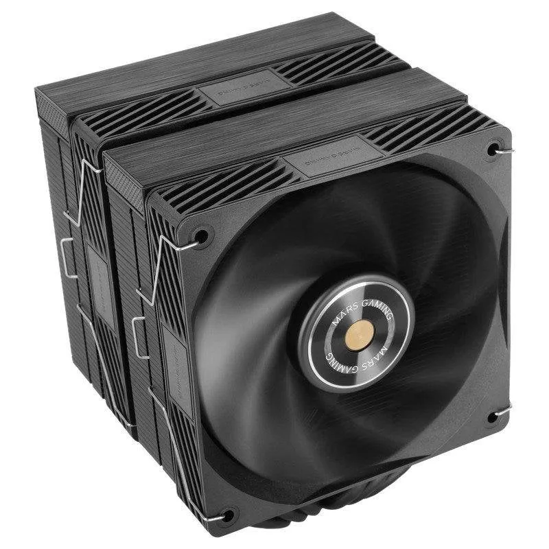 Cooler CPU Refrigeração a Ar Mars Gaming Socket Intel LGA/AMD 120mm MCPU-X26PRO Dual Tower 350W