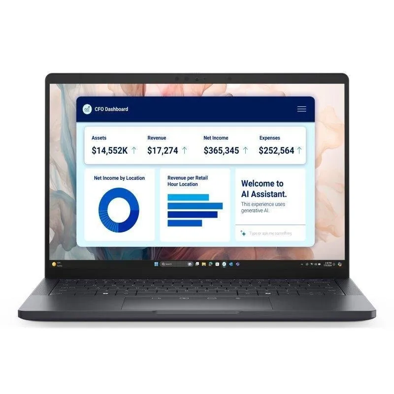 Portátil Dell Pro 13 Premium PA13250 13,3'' Intel Core Ultra 7 16GB 512GB SSD Intel Arc Graphics 140V Windows 11 Pro