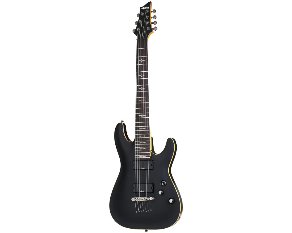 Schecter DEMON-7 Aged Black Satin