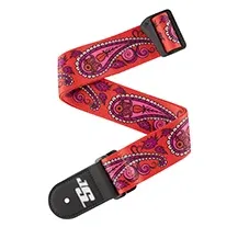 Correia Guitarra D'Addario 50JS12 Paisley Red