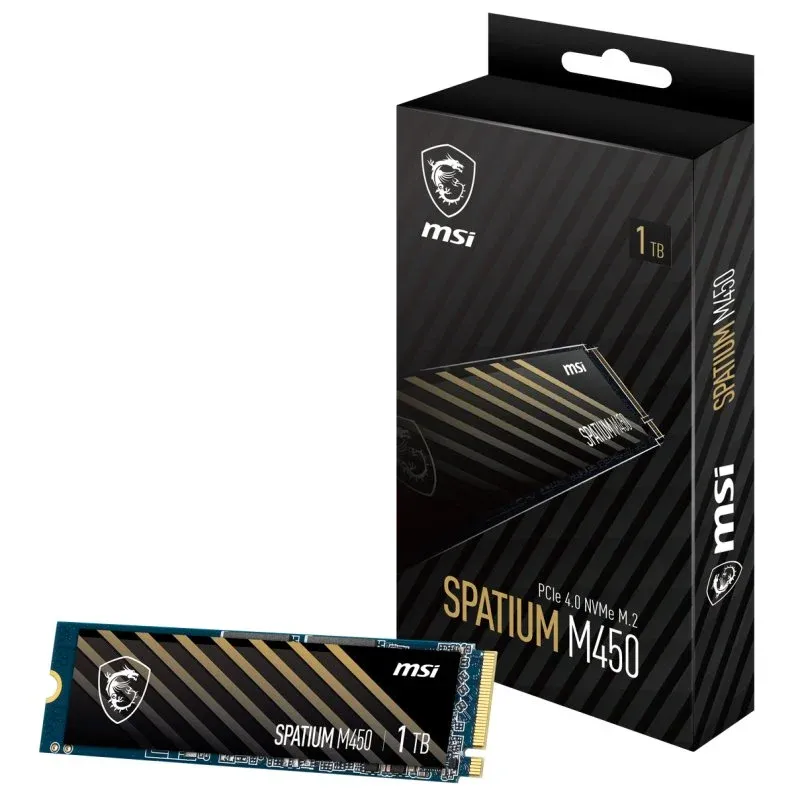 Disco SSD M.2 PCIe 4.0 NVMe MSI Spatium 1TB V1