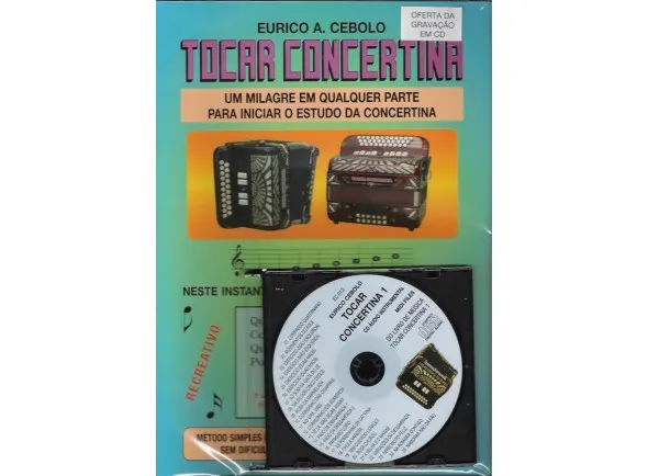 Eurico A. Cebolo Tocar Concertina 1 com CD