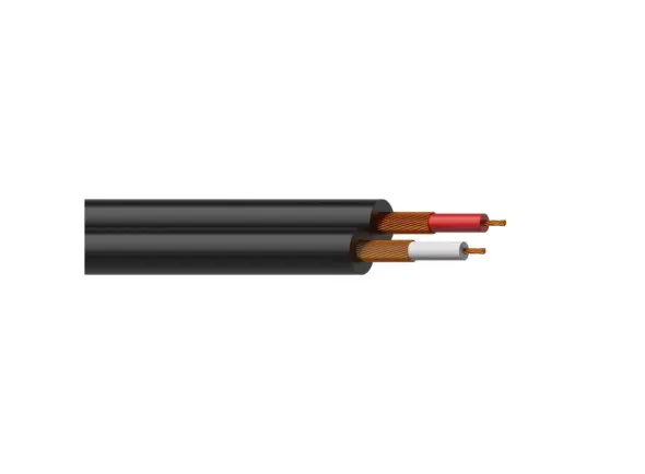 Cabo em Rolo Procab SIG48/1 - 2x0.16mm 25 AWG 100m Preto