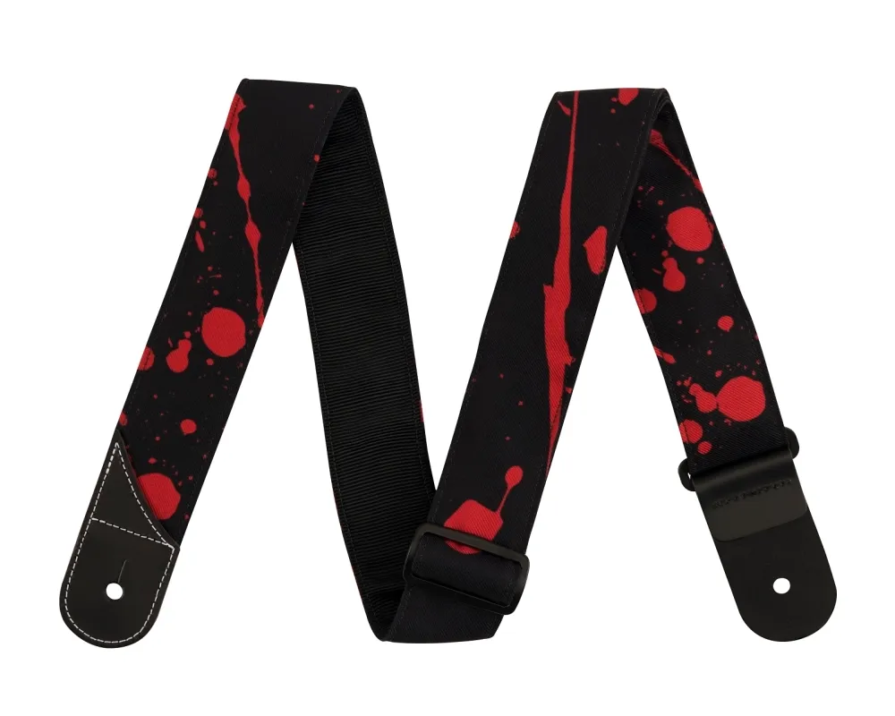 Jackson Strap Black Red Splatter