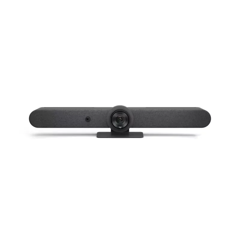 Logitech Rally Bar - Dispositivo de vídeo conferência - Certificação Zoom, Certificado para Microsoft Teams - grafite