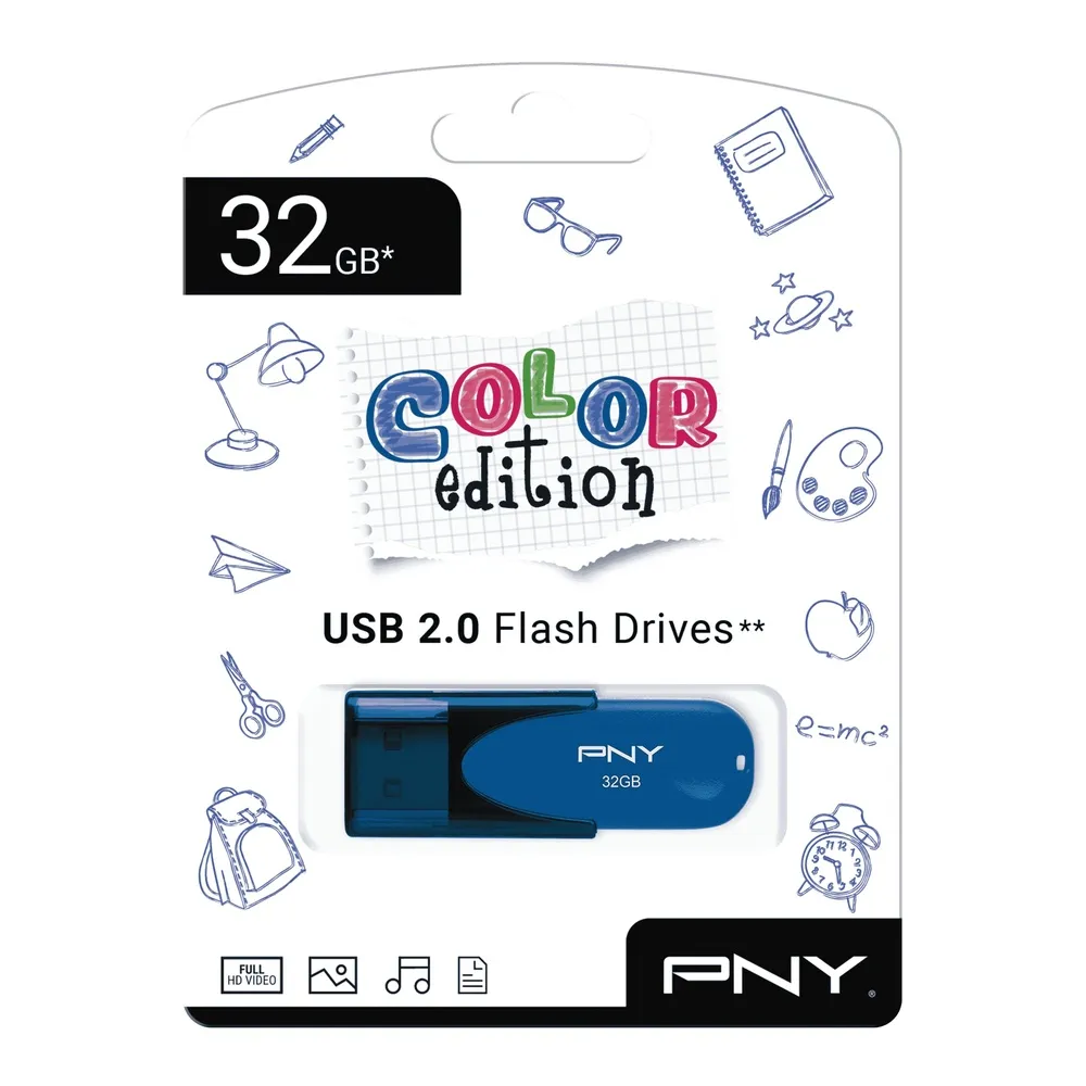 Pen Usb PNY Color Edition 32 Gb (Azul)
