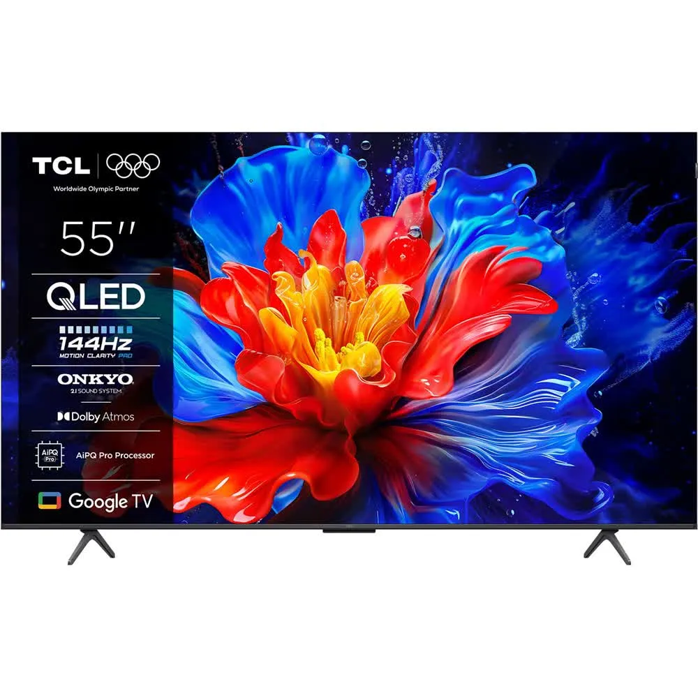 Smart TV 55 P8K 55P8K QLED 4K Ultra HD Wi-Fi (Metálico) - TCL