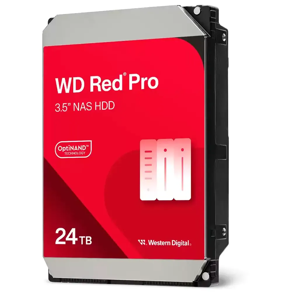 Disco Rígido 3.5 Western Digital WD Red Pro 24TB 7200RPM 512MB Cache 287MB/s SATA 6Gb/s