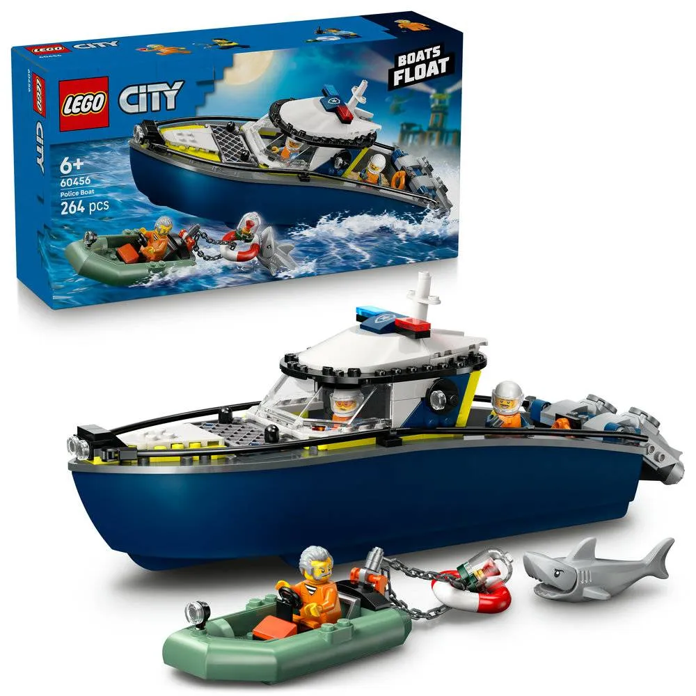 LEGO City Perseguição com Barco da Polícia - 60456