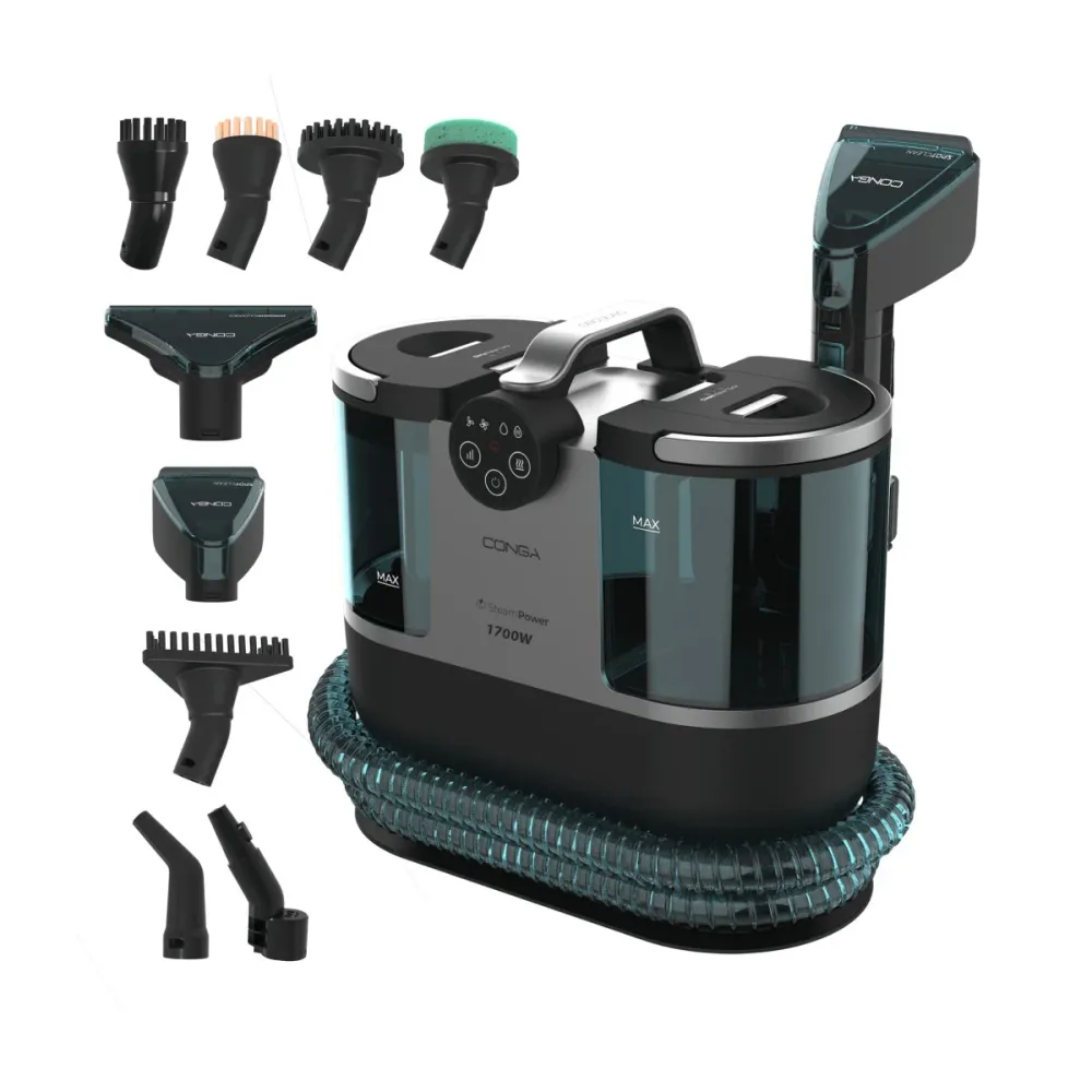 Aspirador de Estofos Cecotec Conga 7000 Carpet&Spot Clean Steam XXL Pro 1700W