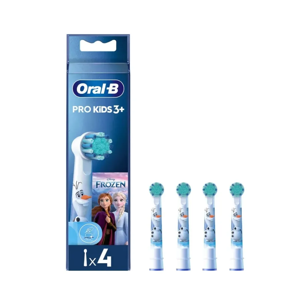 Cabeças de Escova de Dentes Oral-B Pro Kids 3+ Frozen Branco (4 Unidades)