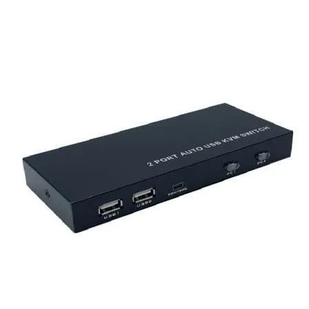 Switch KVM USB 2x USB + 3x HDMI 4K Aisens Preto