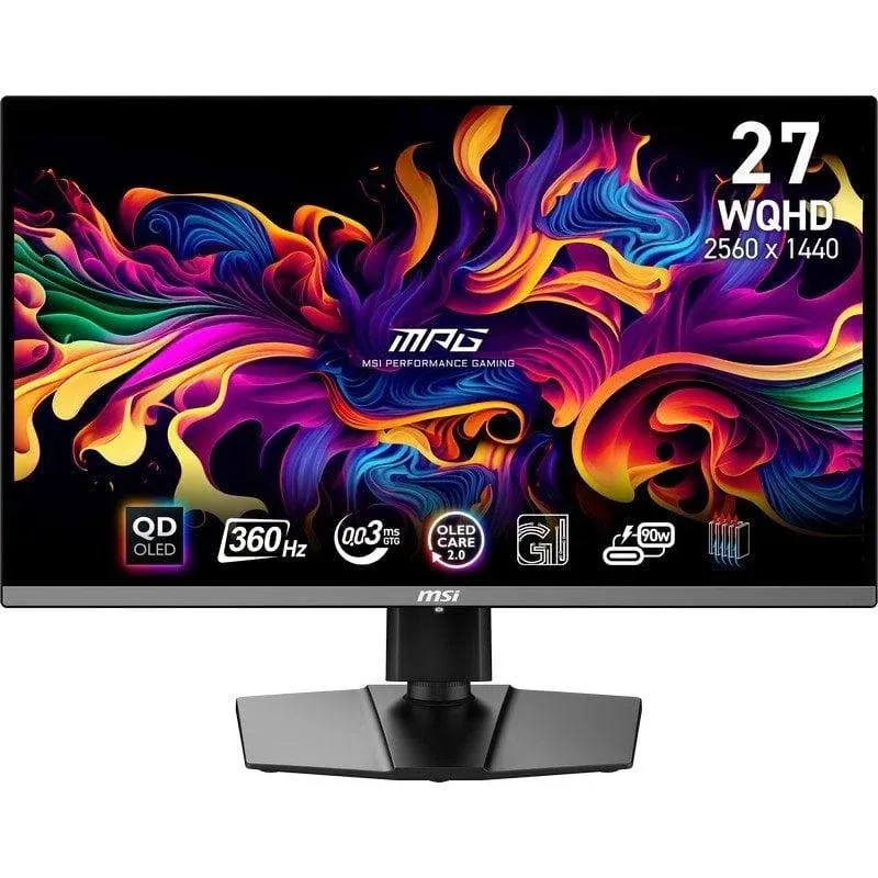 Monitor MSI MPG 271QRX QD-OLED 26,5" WQHD 360Hz QD-OLED FreeSync Premium Pro USB-C 0,03ms