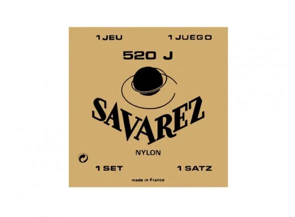 Savarez Jogo de Cordas Nylon Guitarra Clássica 520J