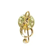 Pin Adamastor 016 Clave de Sol Dourado