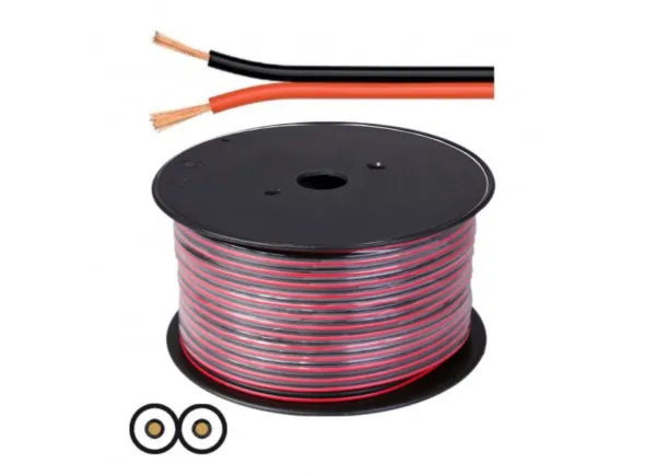 VSOUND Cabo Coluna 2x1.50mm Preto/Vermelho