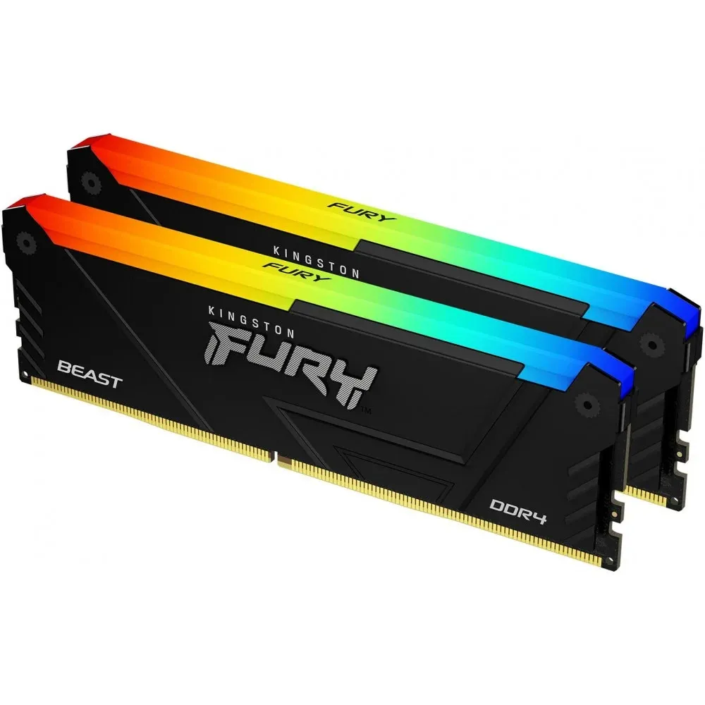 Kingston FURY Beast RGB Memória RAM 32GB DDR4 3200MHz (2x16GB)